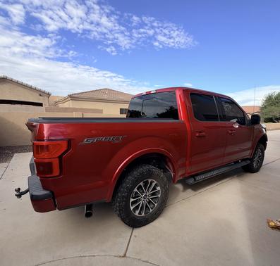 Red 2020 Ford F-150 XLT
