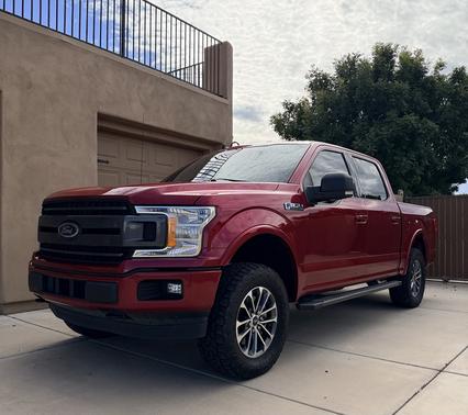 Red 2020 Ford F-150 XLT