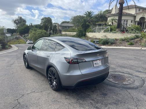 Silver 2024 Tesla Model Y Performance