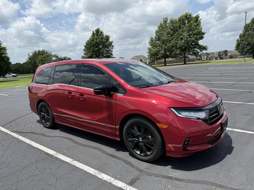 Red 2023 Honda Odyssey Sport