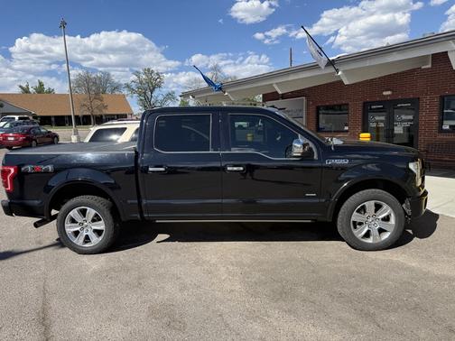 Black 2016 Ford F-150 Platinum