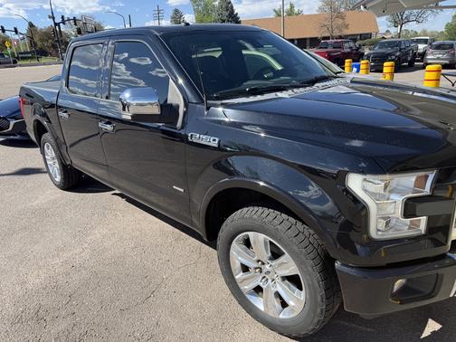 Black 2016 Ford F-150 Platinum