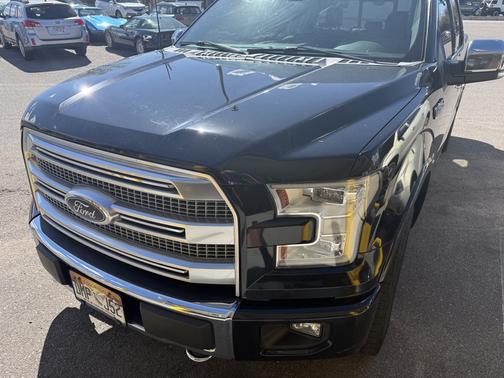 Black 2016 Ford F-150 Platinum