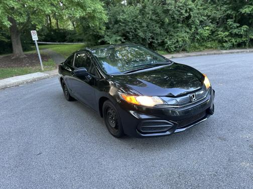 Black 2014 Honda Civic LX