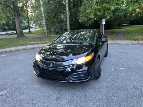 Black 2014 Honda Civic LX