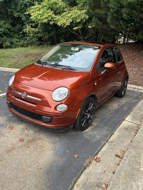 Orange 2013 FIAT 500 Pop