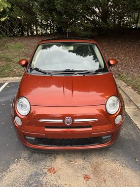 Orange 2013 FIAT 500 Pop