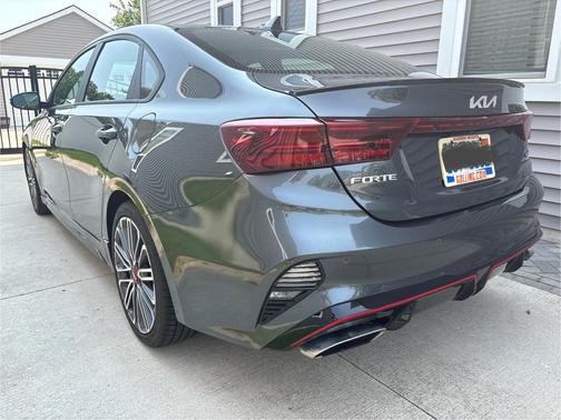 Gray 2022 Kia Forte GT