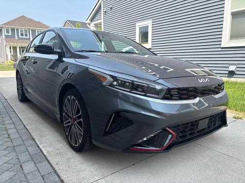 Gray 2022 Kia Forte GT