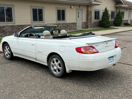 White 2002 Toyota Camry Solara SLE V6