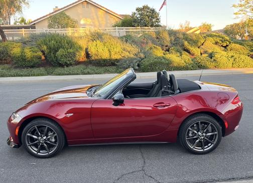 Red 2024 Mazda MX-5 Miata Sport