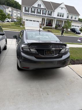Gray 2015 Honda Civic Hybrid Base