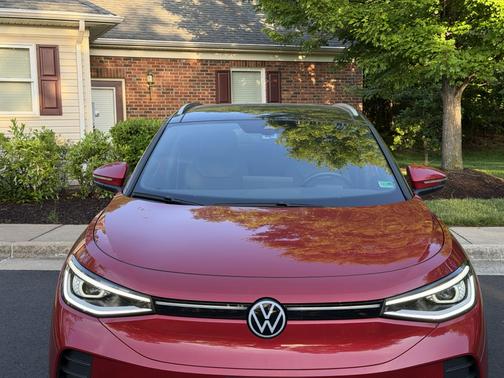 Red 2021 Volkswagen ID.4 Pro S