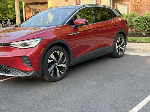 Red 2021 Volkswagen ID.4 Pro S