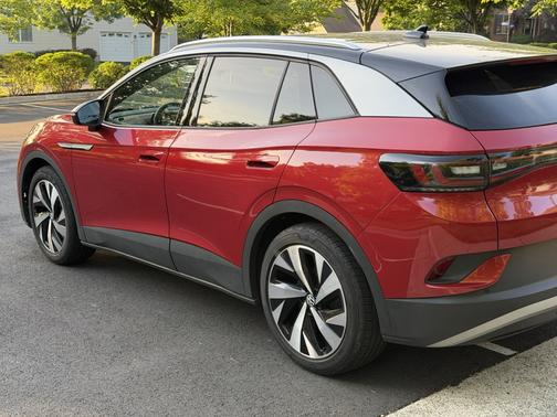 Red 2021 Volkswagen ID.4 Pro S