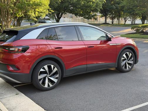 Red 2021 Volkswagen ID.4 Pro S