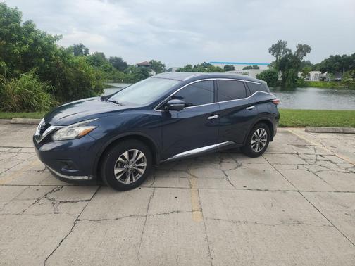 Blue 2015 Nissan Murano SL