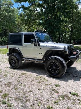 Silver 2009 Jeep Wrangler X