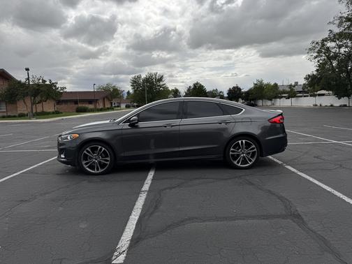 Gray 2020 Ford Fusion Titanium