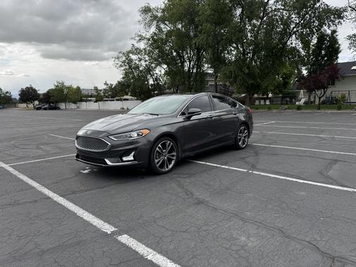 Gray 2020 Ford Fusion Titanium