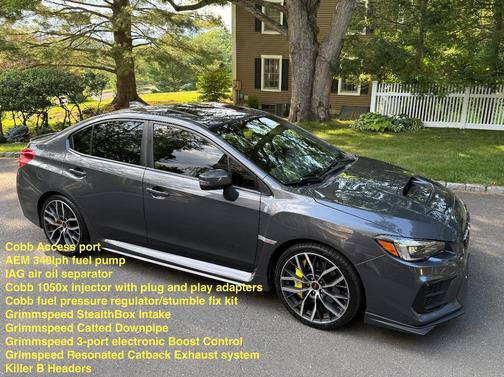 Gray 2020 Subaru WRX STI Limited w/Lip