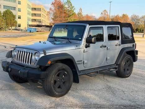 Silver 2015 Jeep Wrangler Unlimited Sport