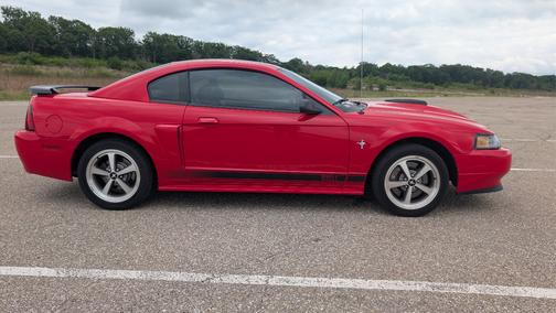 Red 2003 Ford Mustang Mach I
