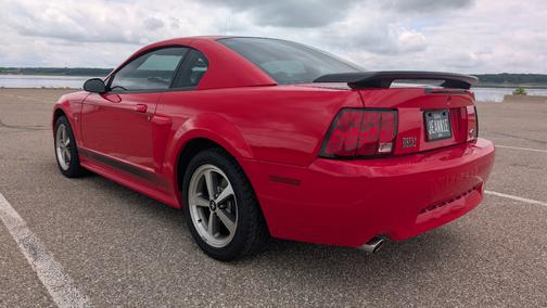 Red 2003 Ford Mustang Mach I