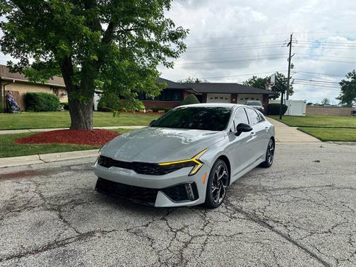 Gray 2025 Kia K5 GT-Line FWD