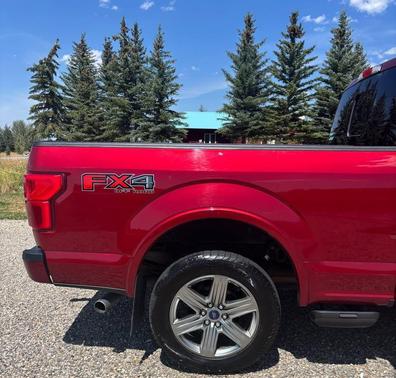 Red 2019 Ford F-150 Lariat