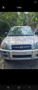 Silver 2007 Hyundai TUCSON GLS
