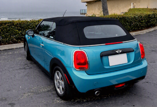 Blue 2017 MINI Convertible Cooper