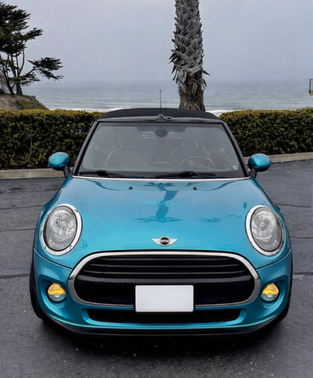 Blue 2017 MINI Convertible Cooper