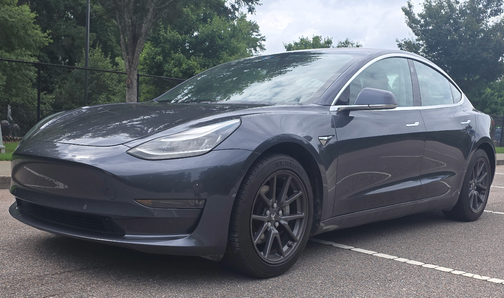 Gray 2018 Tesla Model 3 Long Range