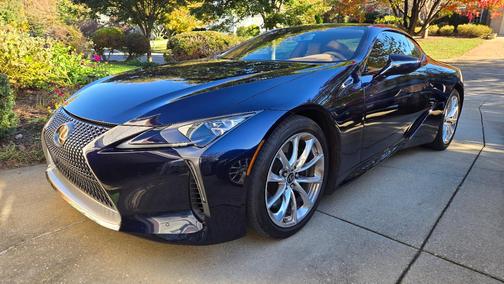 Blue 2018 Lexus LC 500 Base