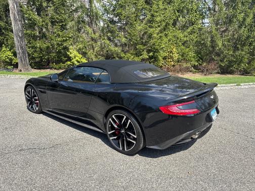 Black 2017 Aston Martin Vanquish Volante