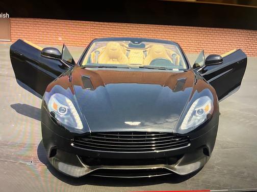 Black 2017 Aston Martin Vanquish Volante