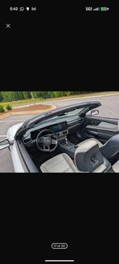 White 2024 Ford Mustang EcoBoost Premium