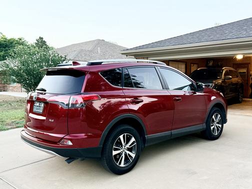 Red 2018 Toyota RAV4 XLE