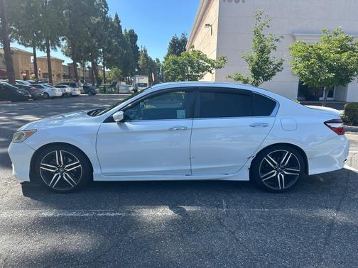 White 2017 Honda Accord Sport
