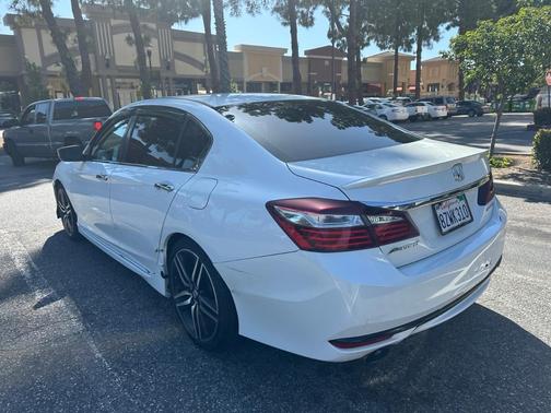 White 2017 Honda Accord Sport