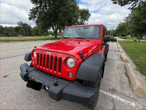 Red 2018 Jeep Wrangler JK Unlimited Sport