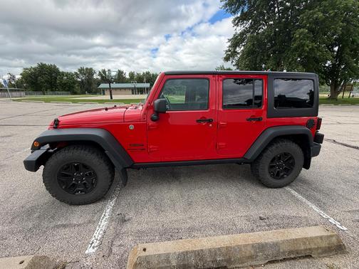 Red 2018 Jeep Wrangler JK Unlimited Sport
