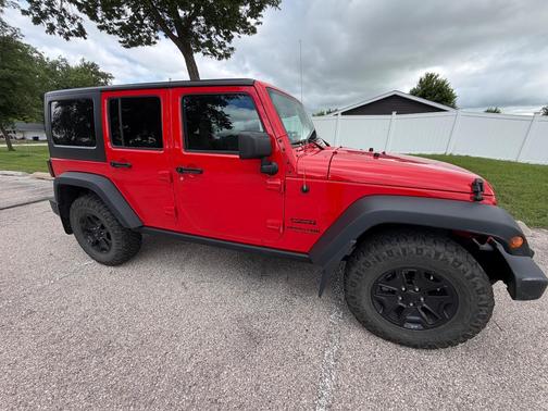 Red 2018 Jeep Wrangler JK Unlimited Sport