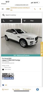 2020 Jaguar F-PACE 30t Prestige