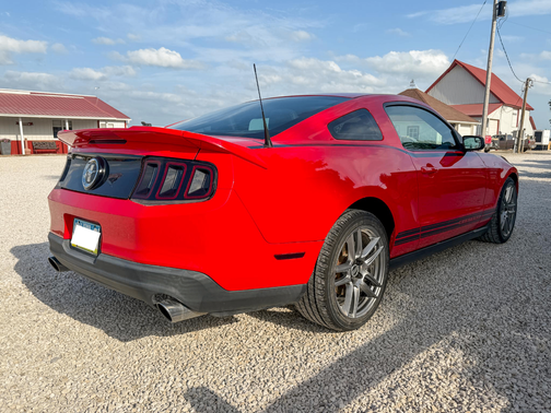 Red 2011 Ford Mustang V6