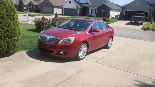 Red 2015 Buick Verano Leather Group