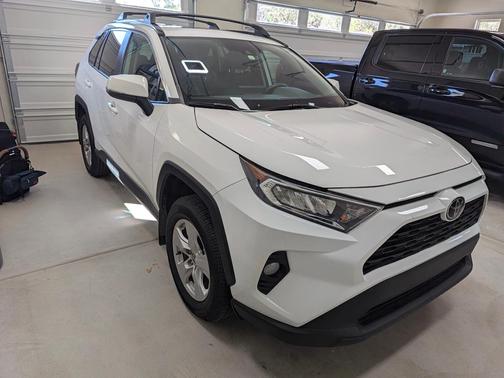 White 2021 Toyota RAV4 XLE