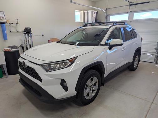 White 2021 Toyota RAV4 XLE
