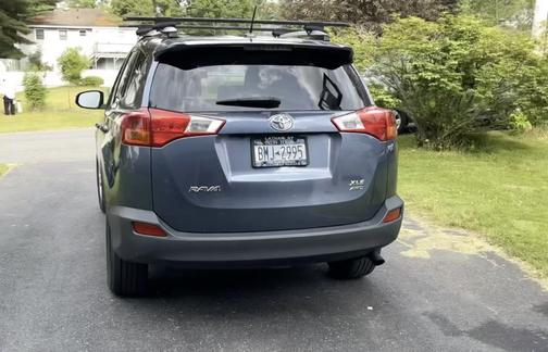 Blue 2014 Toyota RAV4 XLE